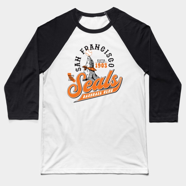 San Francisco Seals Baseball T-Shirt by MindsparkCreative